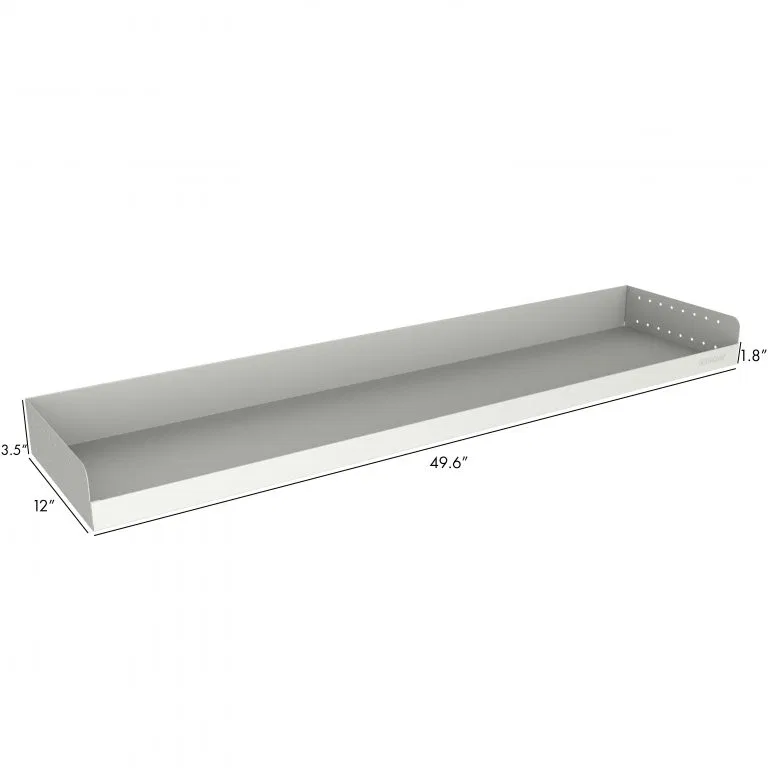 RSSHL/125/1 – ROLACASE Van Storage System Shelf, 50 Inch Length x 12 Inch Depth 1.8 Inch Front Lip And 3.5 Inch Rear ...
